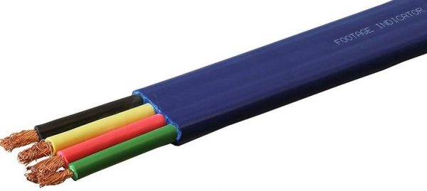 6mm 4C Flat Submersible Cable