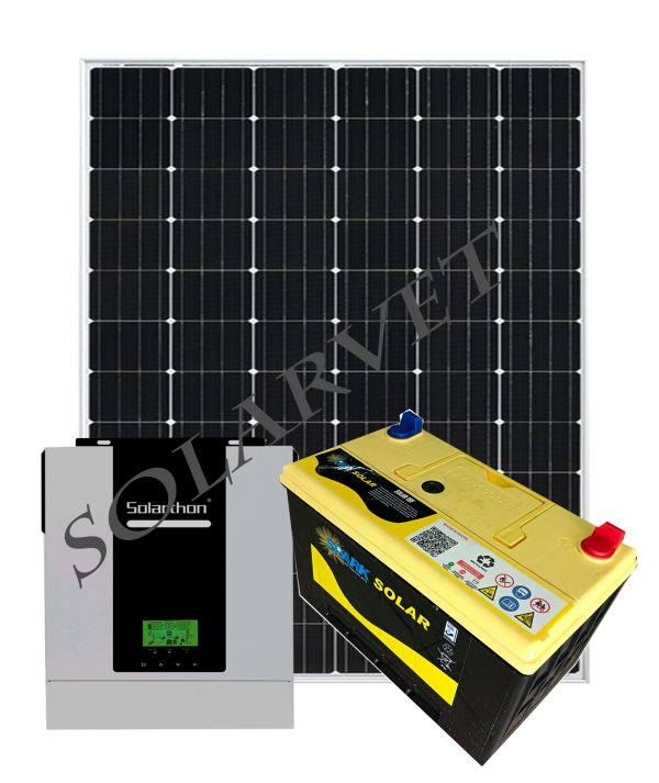 1000Watts Solar Spark Hybrid System Full Kit with 100AH Solar Battery