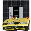 1000Watts 12V 100AH(2) Solar Spark Hybrid System Full Kit