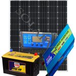 1000Watts Solar System Kit with 100AH Battery