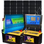 1500Watts Solar MF System Full Kit 2Pcs 12V 70AH Batteries