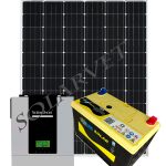 1600Watts Solar Spark Hybrid System Full Kit, 100AH Battery