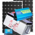 300Watts Ritah Solar System Full Kit with 200AH Solar Battery