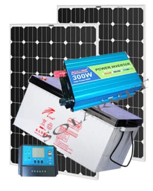 300Watts Ritah Solar System Full Kit with 200AH Solar Battery