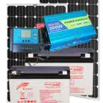 300Watts Ritah Solar System Full Kit with 2pcs 100AH Solar Batteries