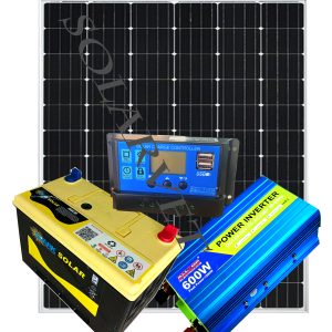 600Watts Solar Spark System Full Kit with 100AH Solar Battery