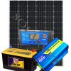 600Watts Solar MF System Full Kit with 70AH Solar Battery