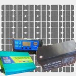 1000Watts Solar Kit With 12V 200AH Lithium Battery