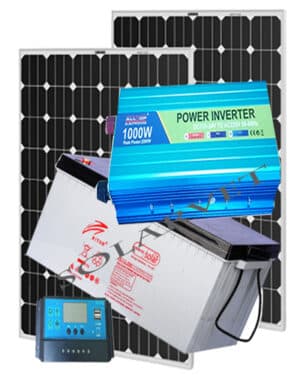 1000Watts Ritah Solar System Full Kit with 200AH Solar Battery