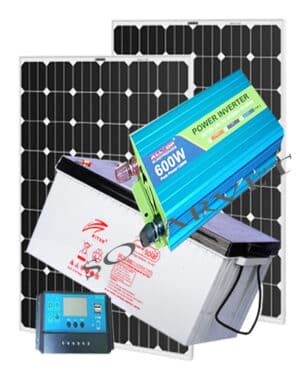 600Watts Ritah Solar System Full Kit with 200AH Solar Battery
