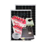 1000Watts Full Hybrid Solar Kit 2BCT 12V 100AH.