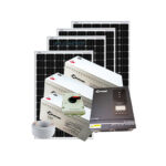 1000Watts Full Hybrid Solar Kit 3BCG 12V 200AH.