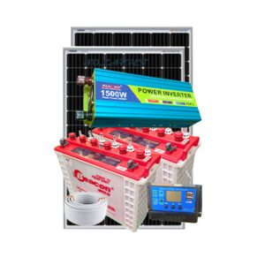 1500Watts Full Solar Kit 2BCT 12V 100AH.