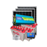 1500Watts Full Solar Kit 3BCT 12V 100AH.