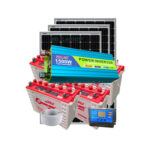 1500Watts Full Solar Kit 4BCT 12V 100AH.