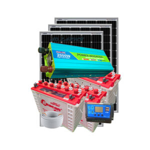 2000Watts Full Solar Kit 3BCT 12V 100AH.