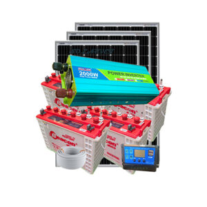 2000Watts Full Solar Kit 4BCT 12V 100AH.