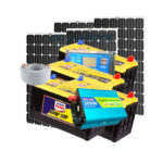 300Watts Full Solar 4MF10 12V 100AH