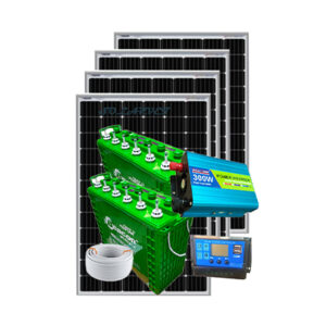 300Watts Full Solar Kit 2BCT 12V 200AH
