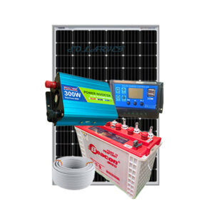 300Watts Full Solar Kit BCT 12V 100AH