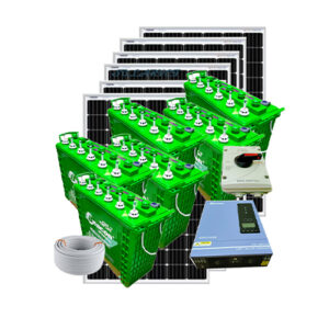 3200Watts Full Hybrid Solar Kit 6BCT 12V 200AH.